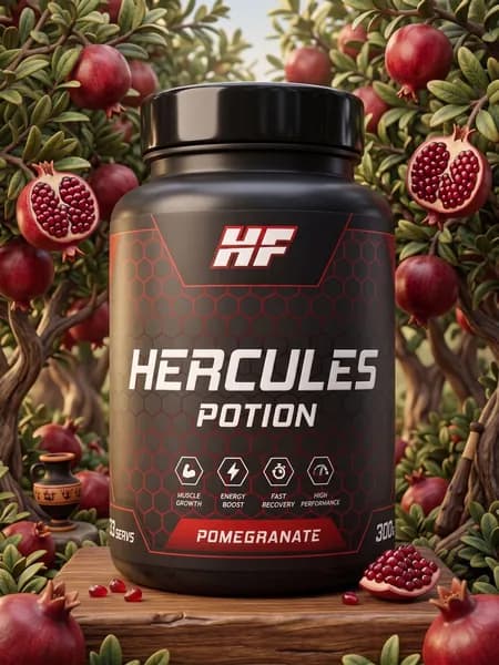 Предтренировочный комплекс Hercules potion 300гр - Гранат, , 33 порции