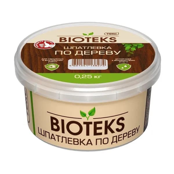 Шпатлевка по дереву Bioteks (0,25кг) бук