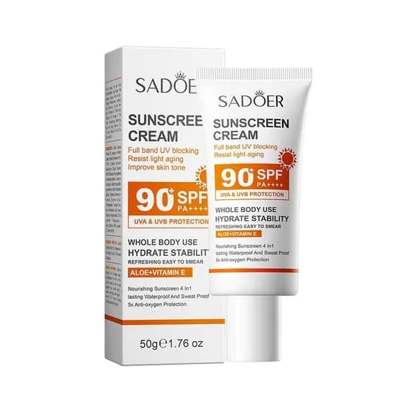 Солнцезащитный крем против старения ремонт освежающий уф защиты SPF90+