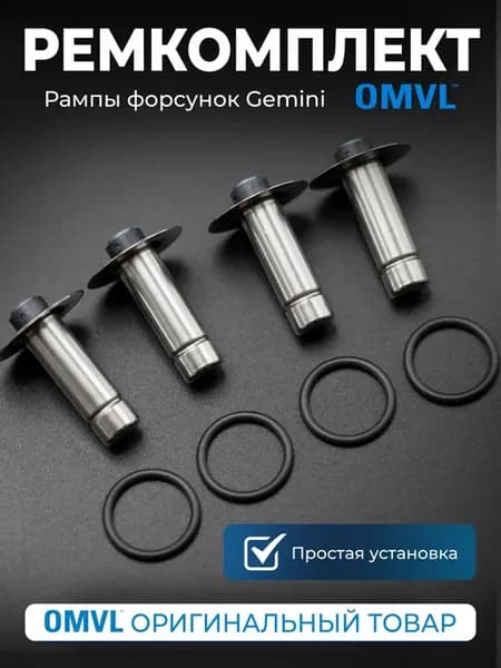 Ремкомплект форсунок (рампы) ГБО GEMINI
