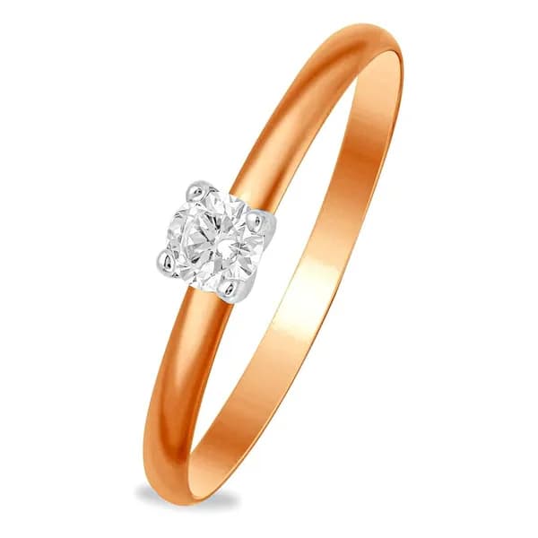Кольцо золотое женское с фианитом 375 пробы 585GOLD
