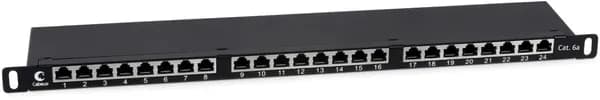 Патч-панель Cabeus PLHD-24-Cat.6a-SH-Dual-0,5U