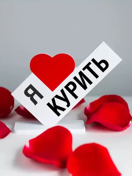 Подарок себе, мини стела я люблю курить