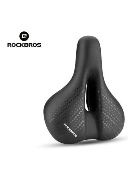Седло ROCKBROS RB_38218916001 комфортное с прорезью, черное