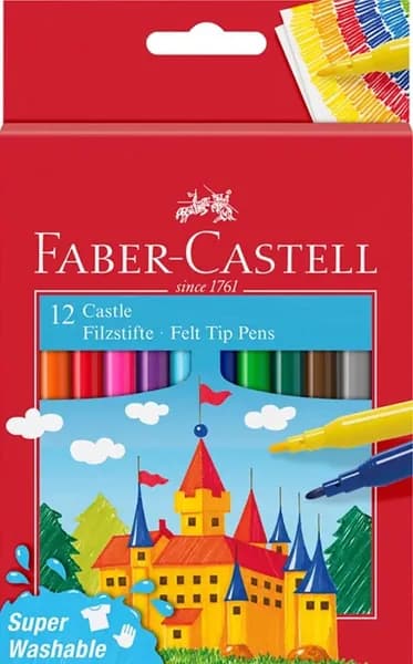 Фломастеры 12цв. Faber-Castell "Замок" (554201)