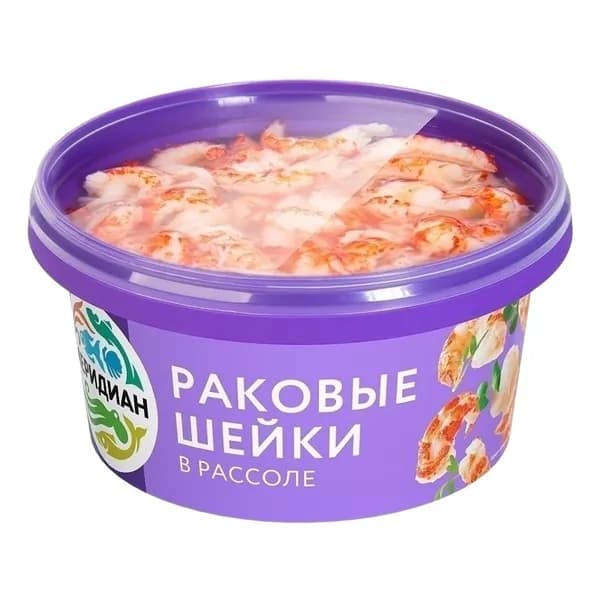 Раки Меридиан шейки в рассоле охлажденные 430 г