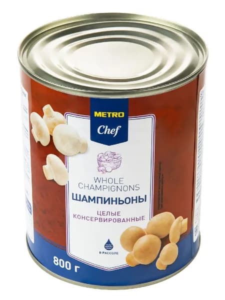 Metro Chef Грибы шампиньоны, 850мл