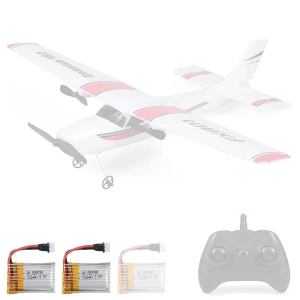 FX801 Самолет Cessna 182 2.4GHz 2CH RC с 3 аккумуляторами