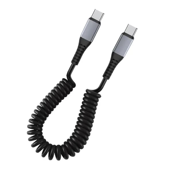 Передвижной USB-C-кабель со встроенным дисплеем для быстрой зарядки телефонов