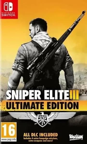 Игра Sniper Elite 3 Ultimate Edition (Nintendo Switch, Русская версия)