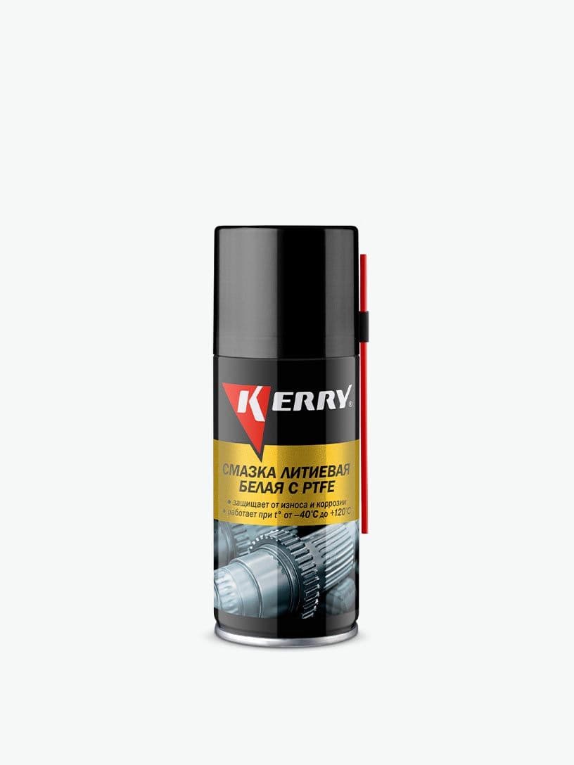 Смазка литиевая белая с PTFE KERRY 210мл