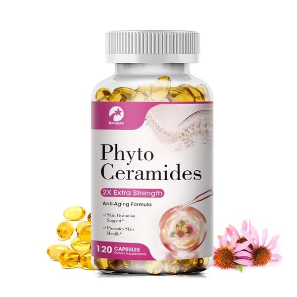 Kexinsh Phyto Phytophanere, добавка для волос и ногтей, 120 капсул, омолаживающий эффект: морской коллаген, капсулы с фитокерамидами