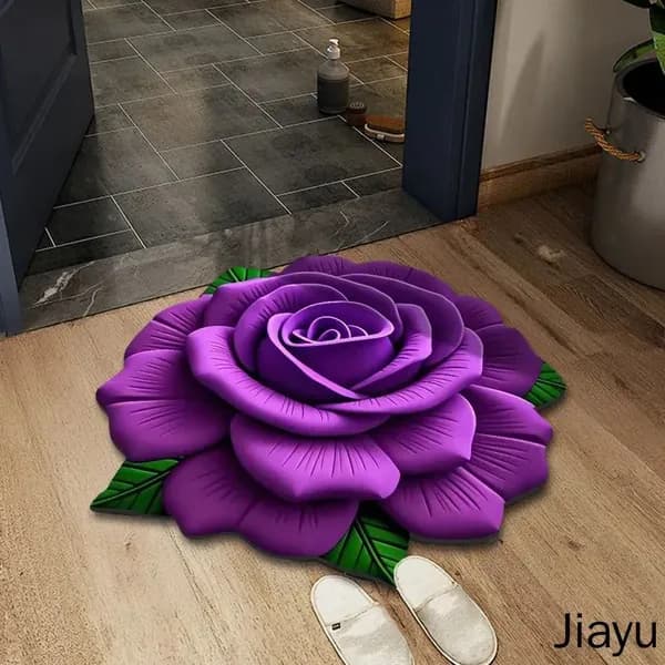 Ковер дорожка Розы 3D 60x60 см