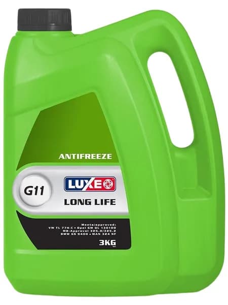 Антифриз зелёный LUXE GREEN LINE G-11 (-40) 3кг