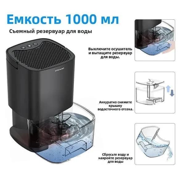 Осушитель воздуха 200709, 36W, 1L