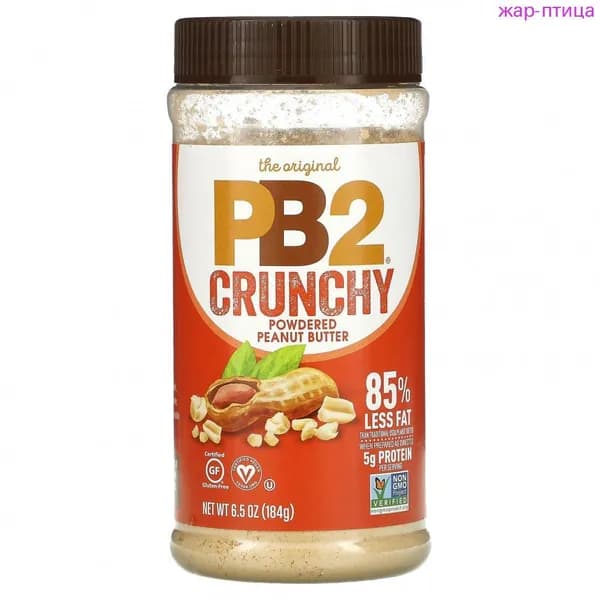 PB2 Foods, Хрустящее арахисовое масло в порошке, 184 г