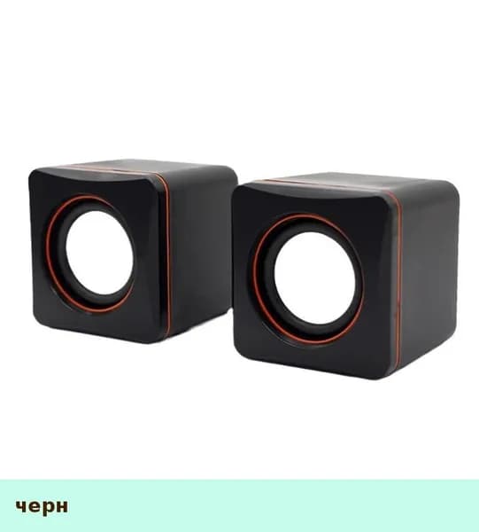 Мини-компьютерные колонки 2.0 USB-сабвуфер для ноутбука и ПК, проводные динамики для дома и офиса