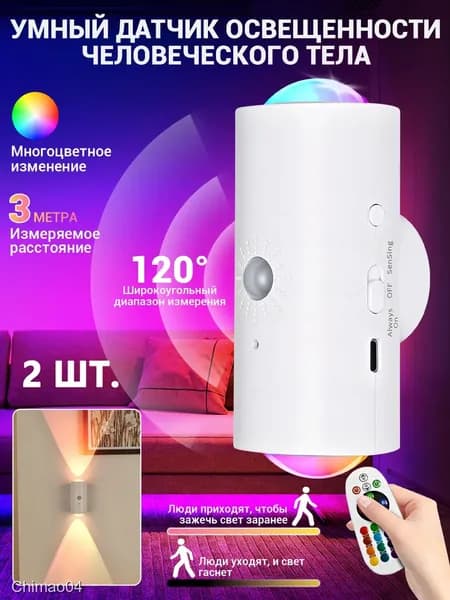 Настенный светильник, 3 Вт