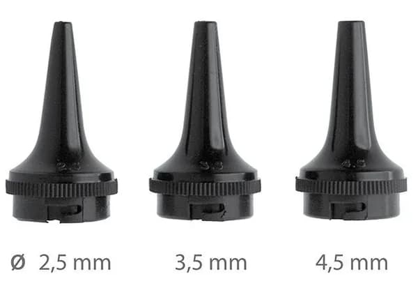 3шт Воронки многоразовые 2.5мм для отоскопов EUROLIGHT C10, С30, COMBILIGHT C10 KaWe Германия