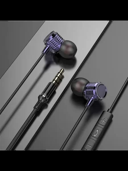 Проводные наушники 3.5mm Black с микрофоном