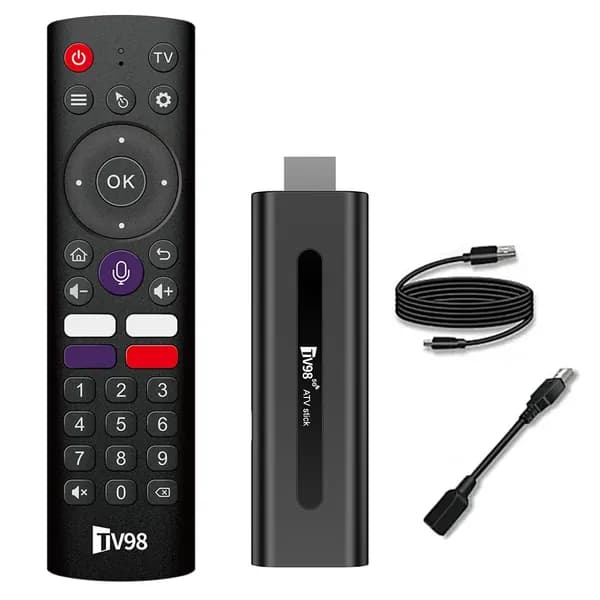 ТВ-приставка TV98 ATV на Android 14, 2 ГБ ОЗУ/16 ГБ ПЗУ, поддержка 6K, Wi-Fi 2.4/5 ГГц, Bluetooth 5.0