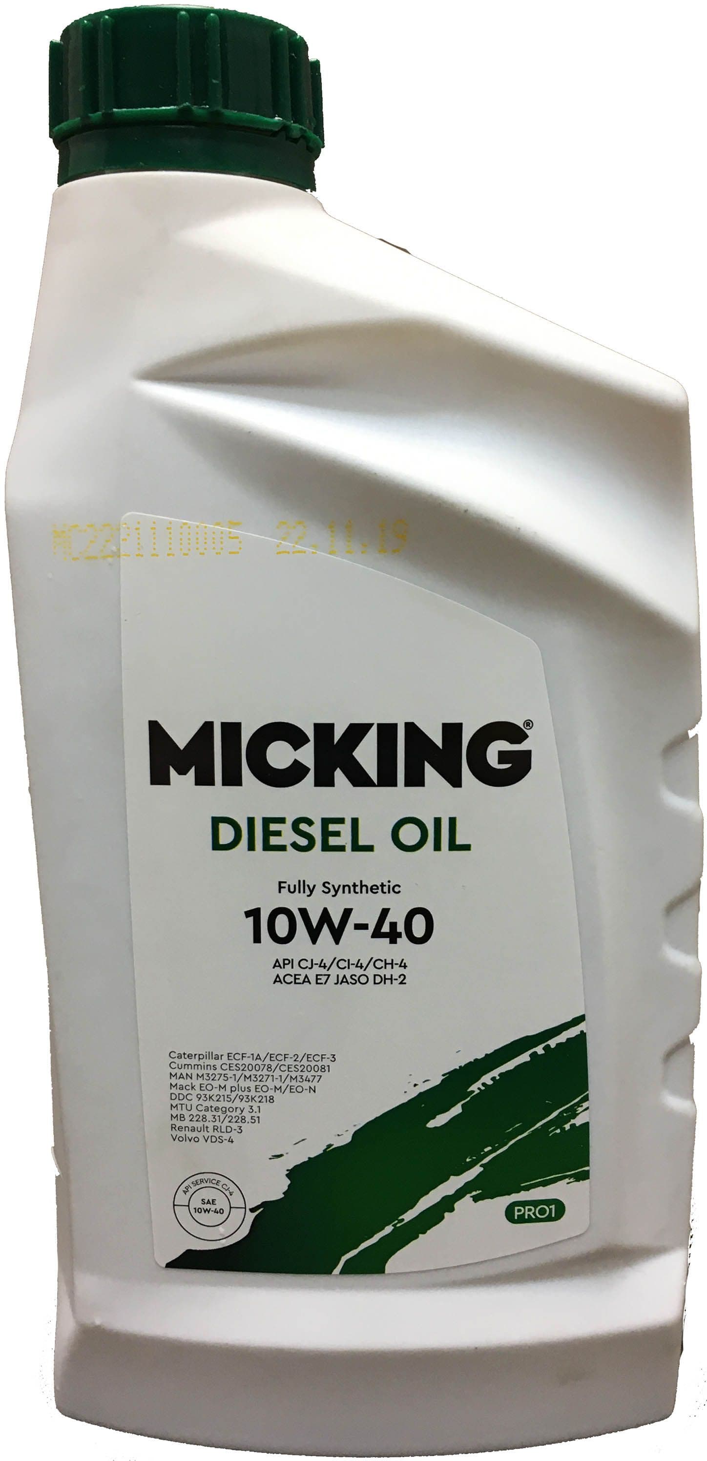 MICKING 10W-40 Масло моторное, Синтетическое, 1 л