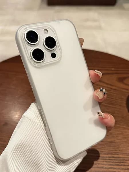 Чехол на Apple iPhone 15 PRO Max(Эпл Айфон 15 про макс) Очень тонкая задняя крышка TPU, толщина 0,5 мм, ощущение кожи, четкость шлифовки
