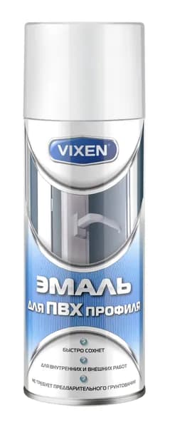 Эмаль ASTROHIM VIXEN VX55001 для ПВХ профиля, аэрозоль, 520 мл