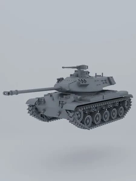 M41 Уокер Бульдог макет танка демонстрационный 1 100