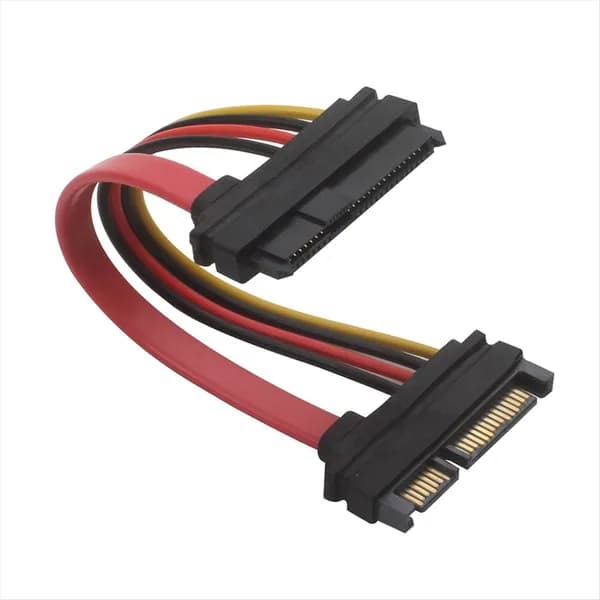 Кабель SAS-SATA SFF-8482, 29-контактный кабель расширения RAID для жестких дисков на 22-контактный, с 15-контактным разъемом питания SATA.