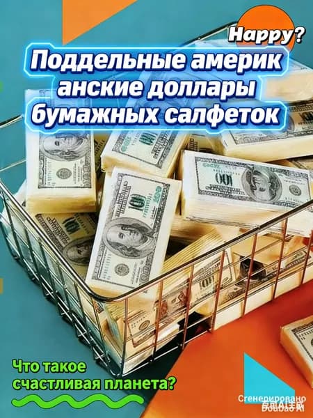 Бумажные платки, 1 шт.