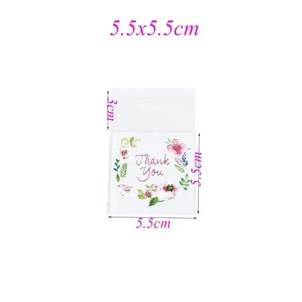 100pcs 4 Sizes Конфеты мешок