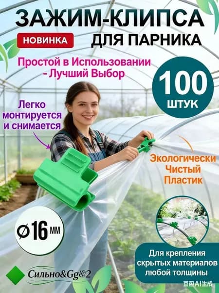 Колышек, скоба садовые30 х 20мм, 100 шт