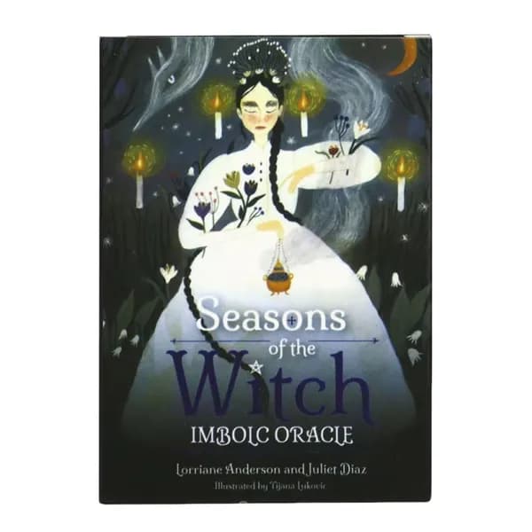 Таро-колода Seasonal Witch Imbolc, 78 карт, тематика сезонных ведьм