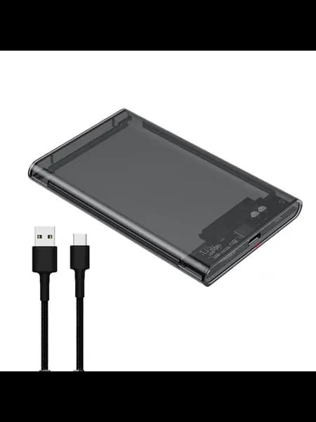 Корпус 2.5" SATA для HDD SSD, Type-C USB3.1, серый