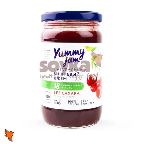 Джем вишневый без сахара Yummy Jam, 350г