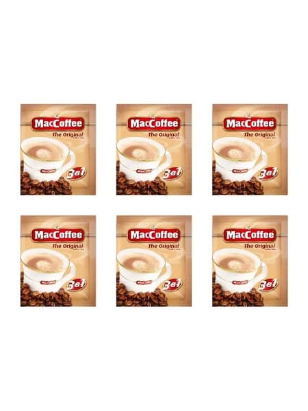MacCoffee Напиток кофейный 3в1 растворимый 20 г, 6 шт