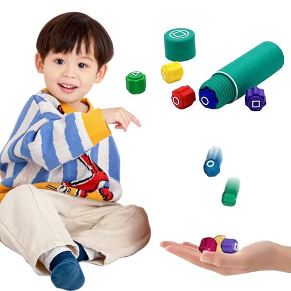 Кубики Игра в кальмар из АБС-пластика, 5 шт. в контейнере