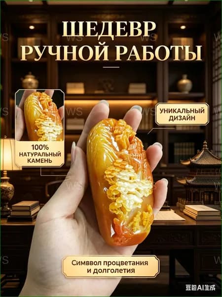 Коллекционная фигурка в восточном стиле, выполненная из природного камня с резьбой, применяется как эксклюзивный предмет декора для гостиной, преподносится в качестве подарка на юбилей и новоселье.