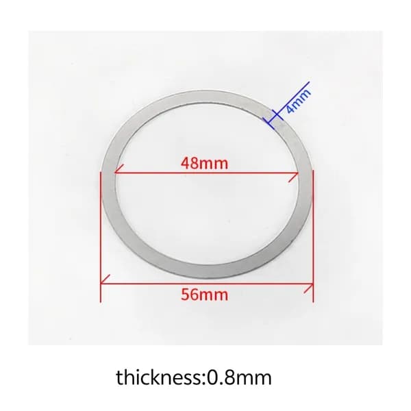 Backfocus adjustment,Flange gasket,Прокладка заднего соединительного фланца M48, нержавеющая сталь 304, принадлежности для астрономических телескопов
