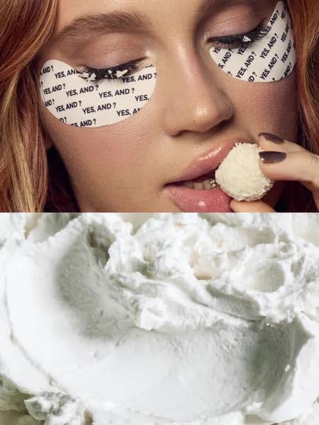 Патчи для глаз гидрогелевые со стильным дизайном 1 пара Yes, And? with Coconut Ice Cream aroma