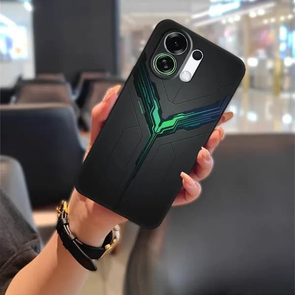 Чехол Lulumi для OPPO K13 Turbo/Pro, прочный, ударопрочный, грязеотталкивающий, механический, модный дизайн, из ТПУ.