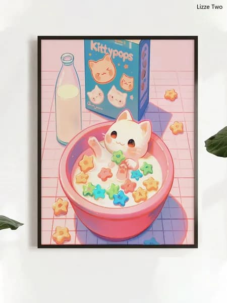 Постер "Кот Чириос", 40 см х 30 см