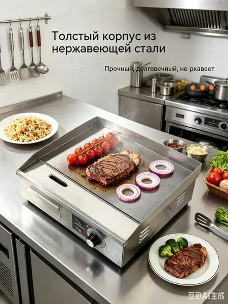 Жарочная поверхность,Утолщенный легированный сталь,маленький, не занимает места
