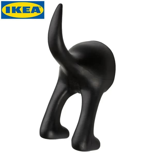 IKEA ИКЕА Крючок BEST (БЕСТО), черный, 6x6x12 см