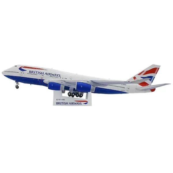 1:144,Авиалайнер Boeing 747, бумажная модель самолета гражданской авиации, ручная работа, изысканное украшение