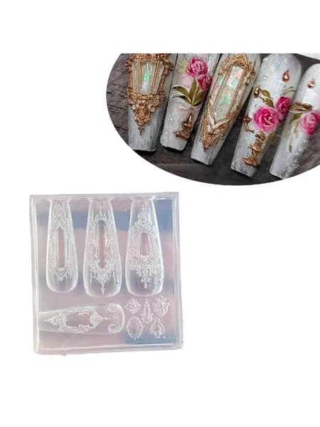 Силиконовые формы для дизайна декора ногтей 3D