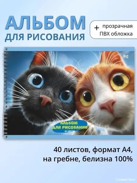 Альбом Рисование A4 1 шт., листов: 40