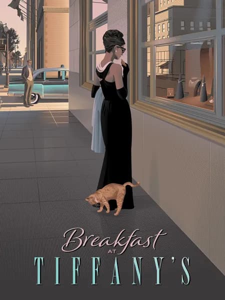 Постер Кино Завтрак у Тиффани (Breakfast at Tiffany's) (30х40 см)