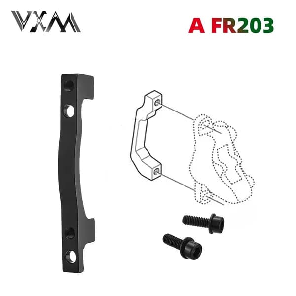 Адаптер дискового тормоза, VXM, A-FR203, Чёрный